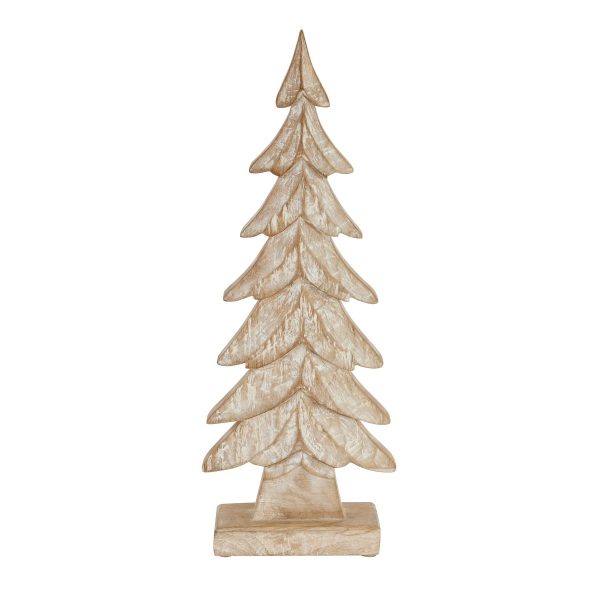Carved Wood Large Christmas Tree 4