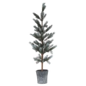 Christmas Fir Tree In Stone Pot 2