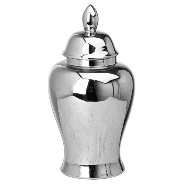 Chrome Large Ginger Jar 2