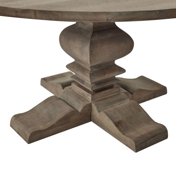 Copgrove Collection Round Pedestal Dining Table 4