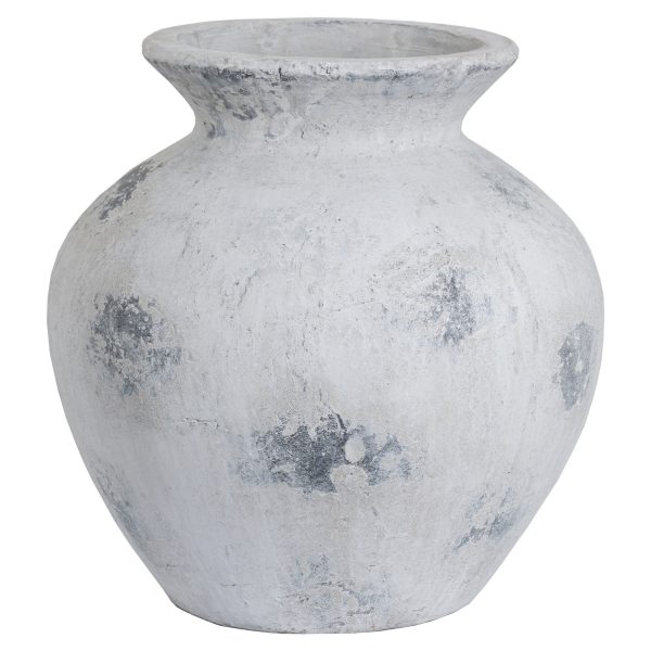 Downton Large Antique White Vase 3
