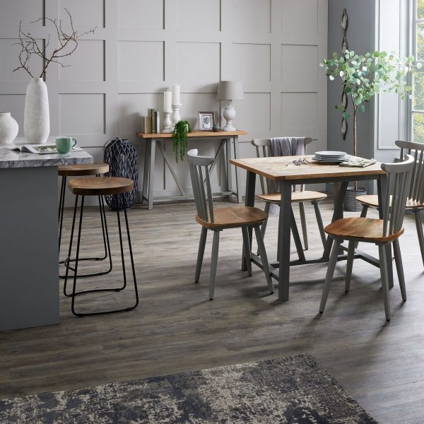 Franklin Hardwood Shaped Bar Stool 2
