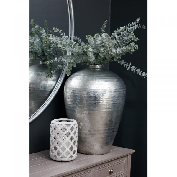 Hammered Silver Astral Vase 2