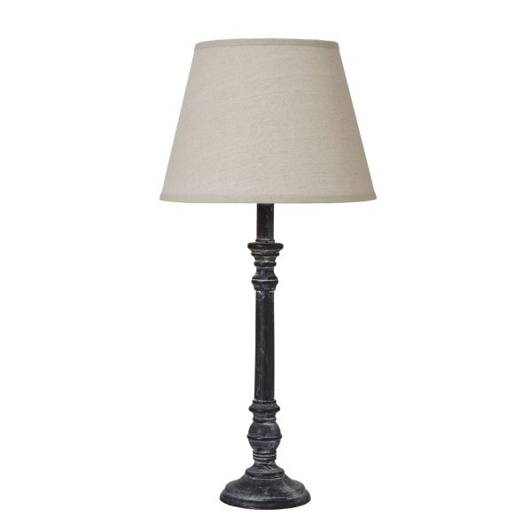 Isca Stem Table Lamp With Linen Shade 4