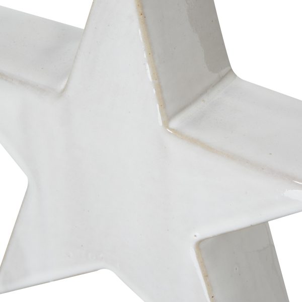 Large Ceramic Standing Star Decoration 2