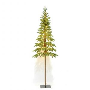 Large Green Woodland Pre Lit 350 Led Christmas Tree