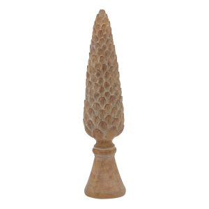 Large Pinecone Sculpture On Base 3