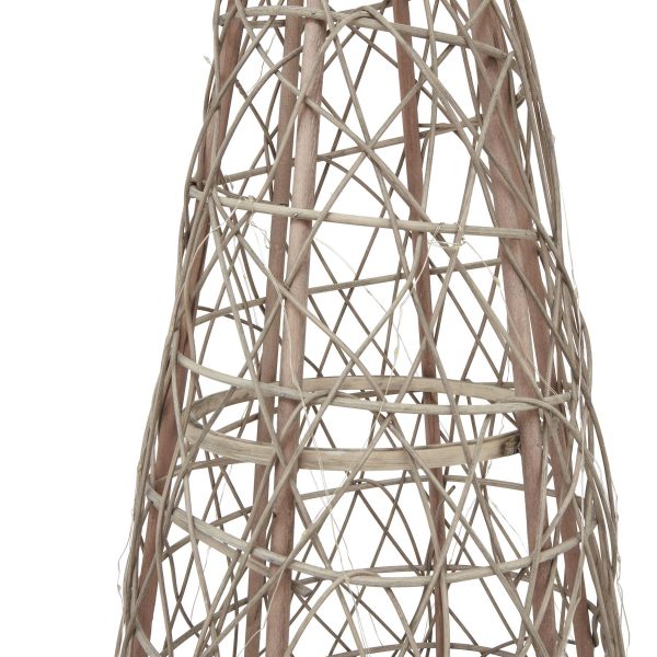 Led Wicker Christmas Tree With Star 3