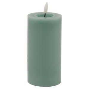 Luxe Collection Melt Effect 3x6 Sage Led Wax Candle 3
