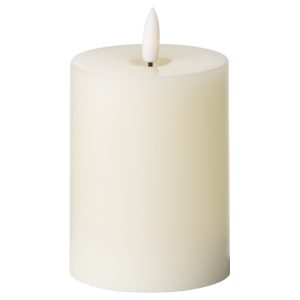Luxe Collection Natural Glow 3 X 4 Led Cream Wax Candle 5