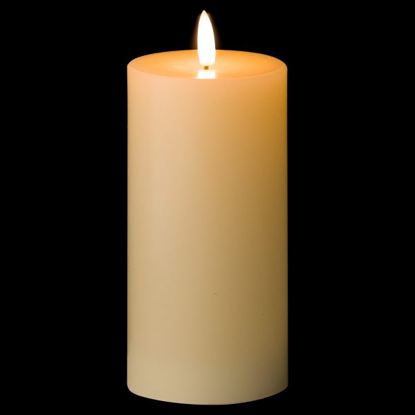 Luxe Collection Natural Glow 3 X 6 Led Cream Wax Candle 4