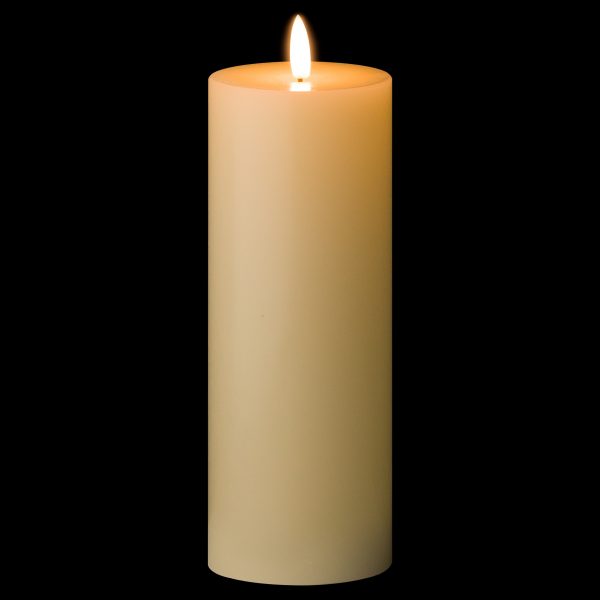 Luxe Collection Natural Glow 3 X 8 Led Cream Wax Candle 4