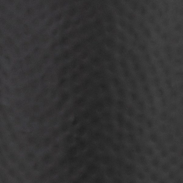 Matt Black Large Hammered Vase With Lid