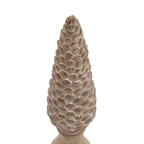 Medium Pinecone Sculpture On Base 3