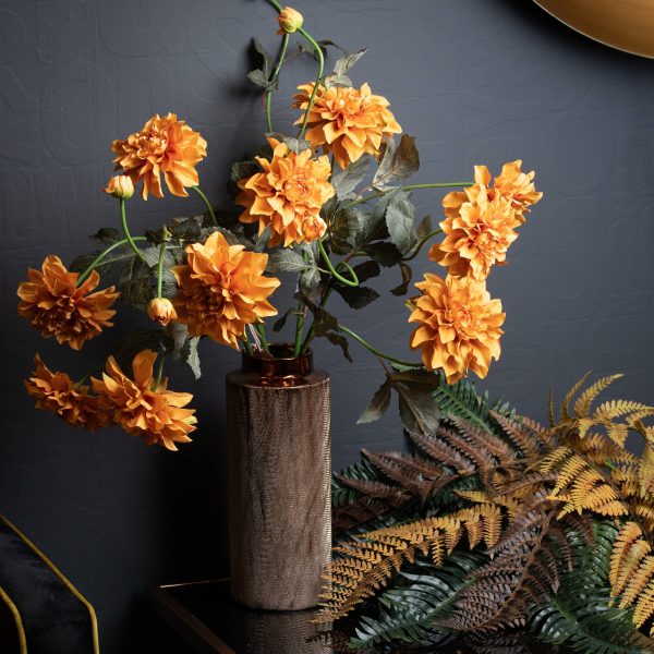 Orange Dahlia Spray 2