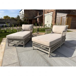 Provence Collection Outdoor Sun Lounger Set 2