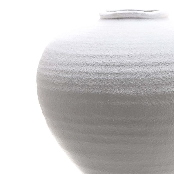 Regola Large Matt White Ceramic Vase 4