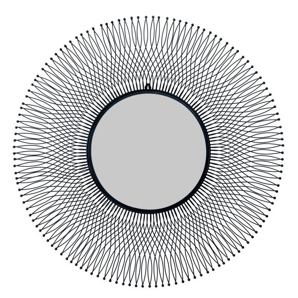 Rio Black Large Wire Mirror 3