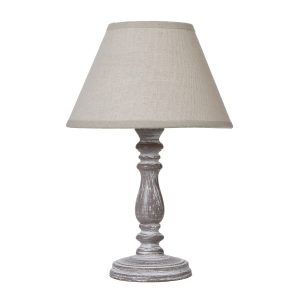 Setia Column Table Tamp With Linen Shade 4