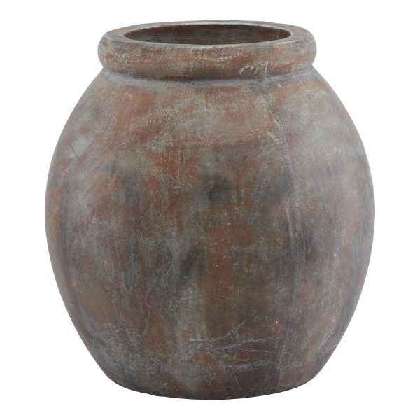 Siena Brown Jar Shaped Planter 3