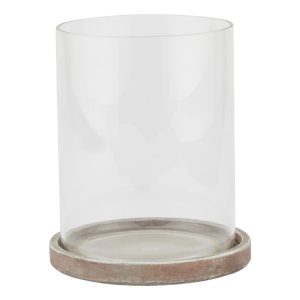 Siena Brown Large Hurricane Lantern 2