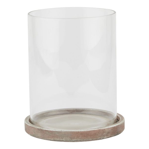 Siena Brown Large Hurricane Lantern 2