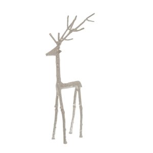Silver Standing Stag Ornament 2