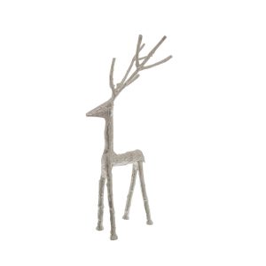 Small Silver Standing Stag Ornament 2