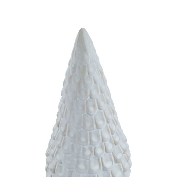 Snowy Ceramic Spruce Tree 2