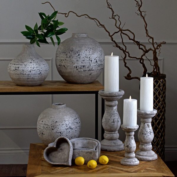 Stone Ceramic Candle Holder 2