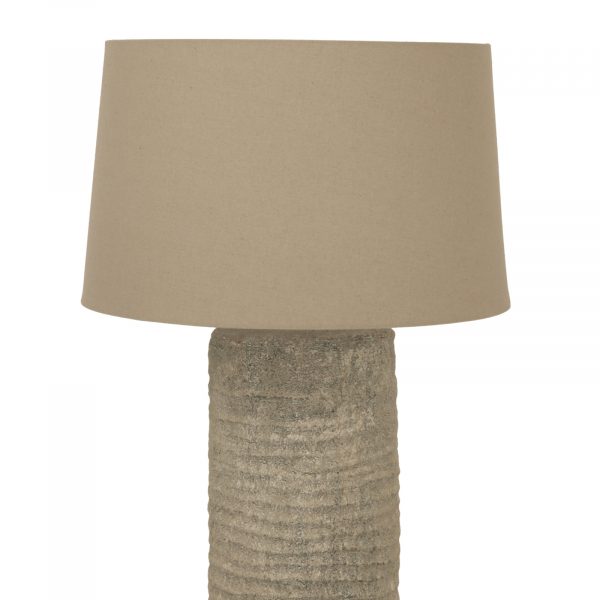 Tall Tuscan Grey Lamp 2