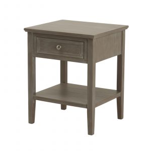 The Serene Collection One Drawer Side Table 5