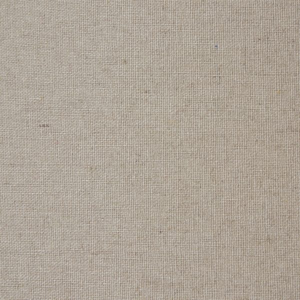 White Beaded Ceramic Lamp With Linen Shade