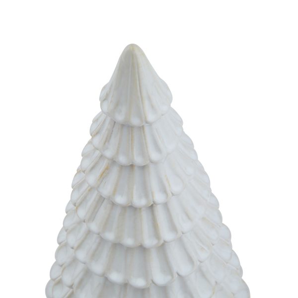 White Ceramic Fir Tree 2