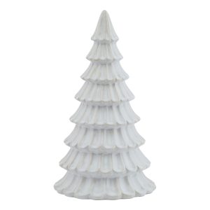 White Ceramic Fir Tree 3