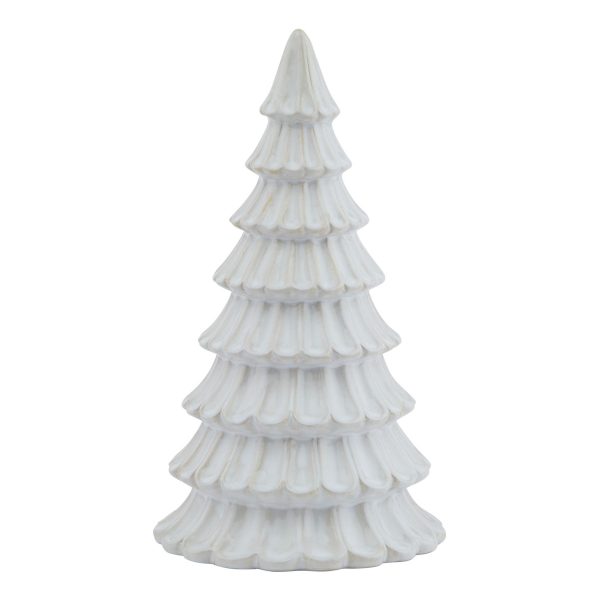 White Ceramic Fir Tree 3