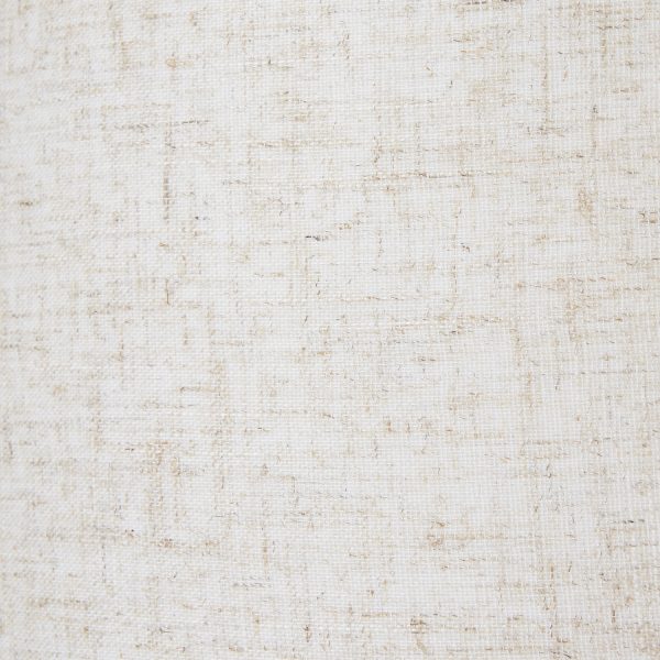 White Wash Bulbous Wicker Table Lamp With Linen Shade