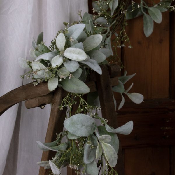 Winter Garland With Lambs Ear And Wax Flower 2