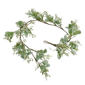 Winter Garland With Lambs Ear And Wax Flower 5