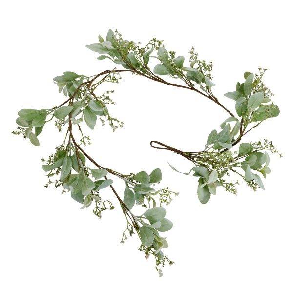 Winter Garland With Lambs Ear And Wax Flower 5